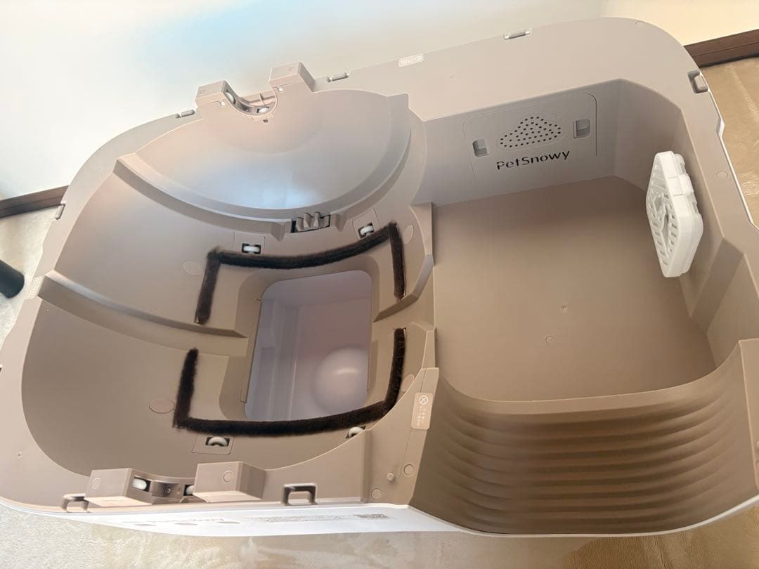 Pety 全自動猫トイレ Premium（消臭機能付）ブラウン