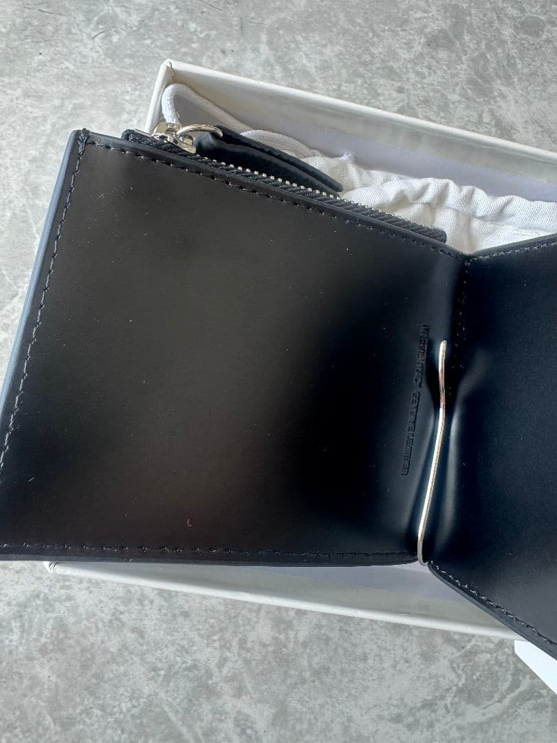 Maison Margiela ブラック二つ折り財布