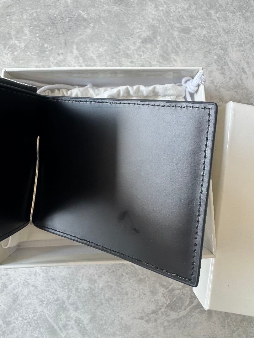 Maison Margiela ブラック二つ折り財布