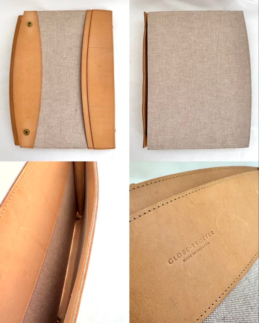 7F1502｜グローブトロッター アタッシュ ケース ビジネス バッグ サファリ