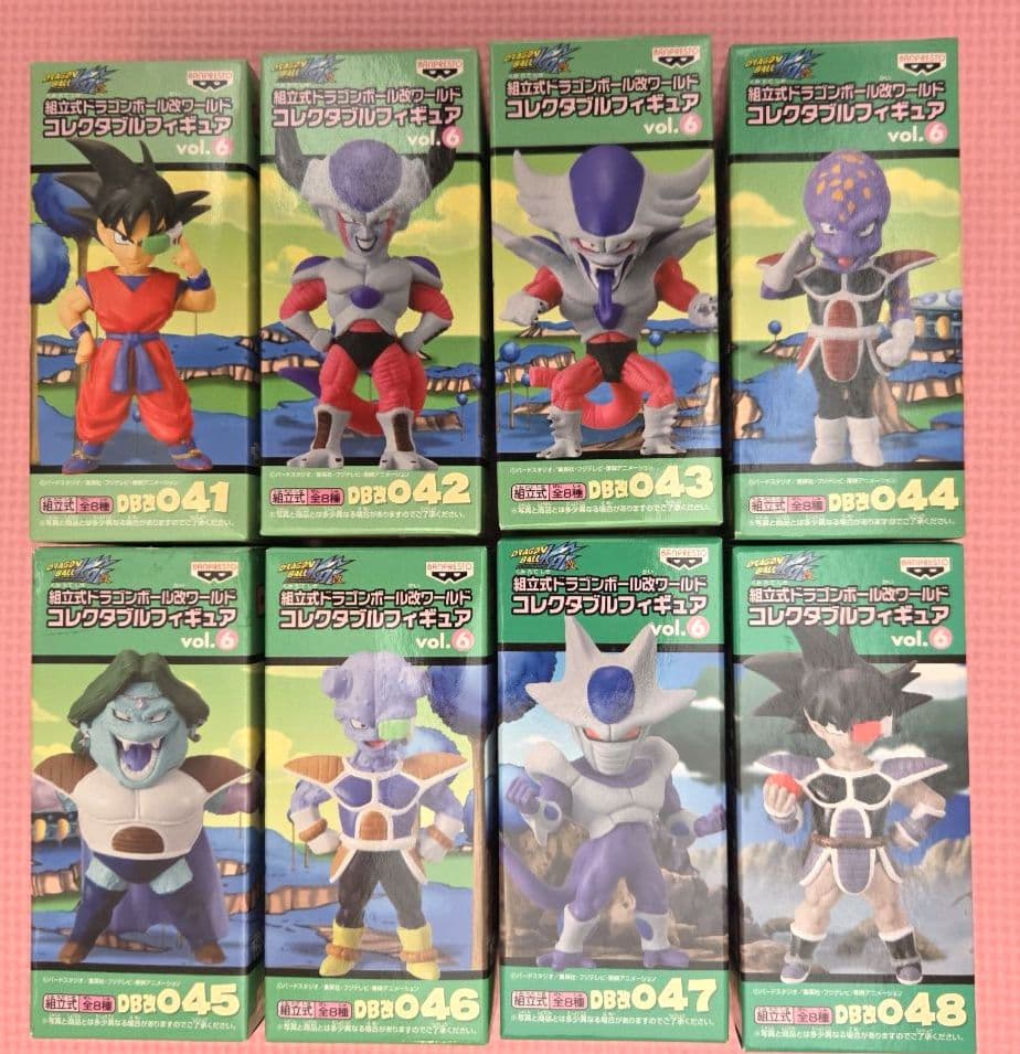 【未開封品】ドラゴンボール改ワールドコレクタブルフィギュアvol.6 8種コンプ