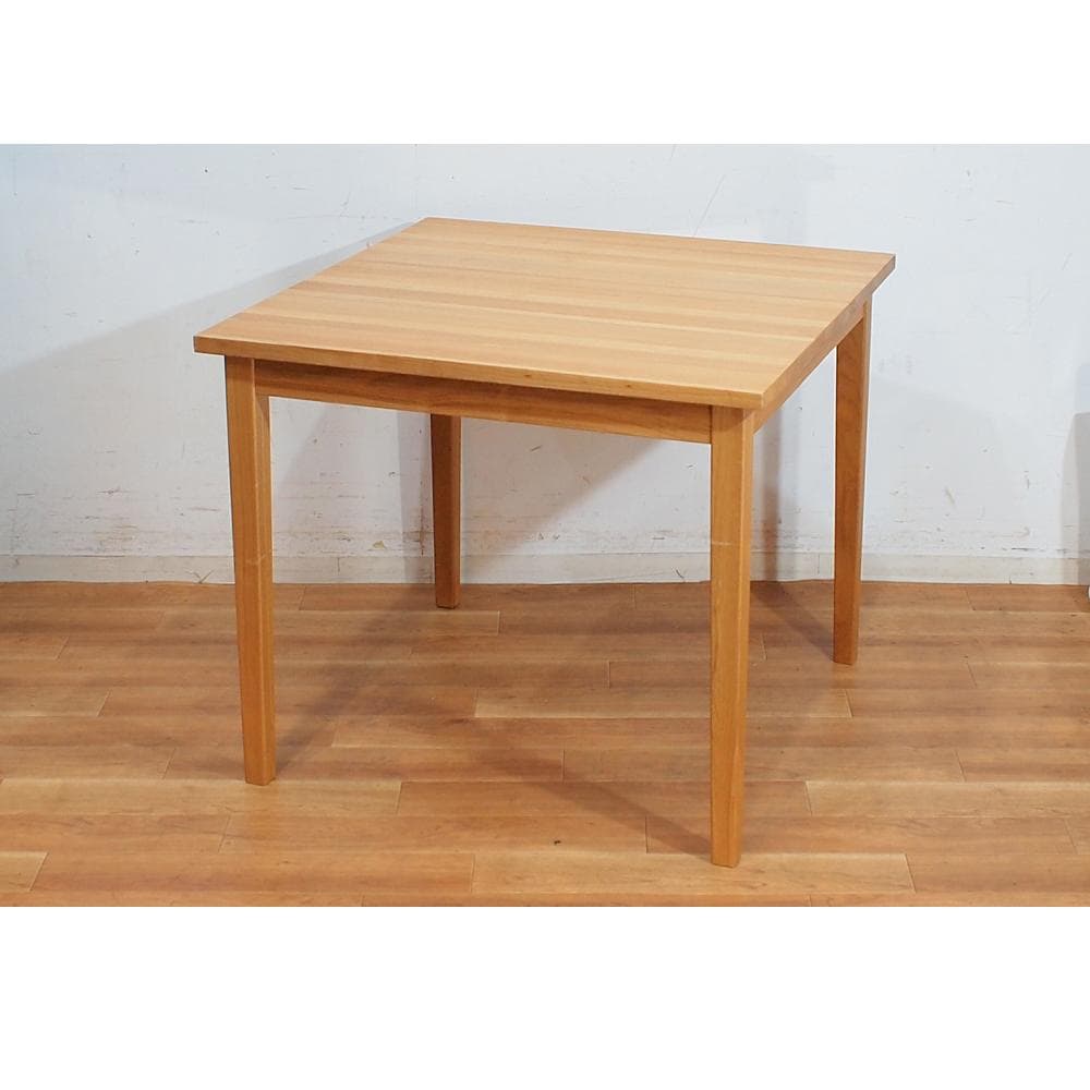 無印良品 MUJI タモ材 ダイニングテーブル 85cm 2人掛け ナチュラル