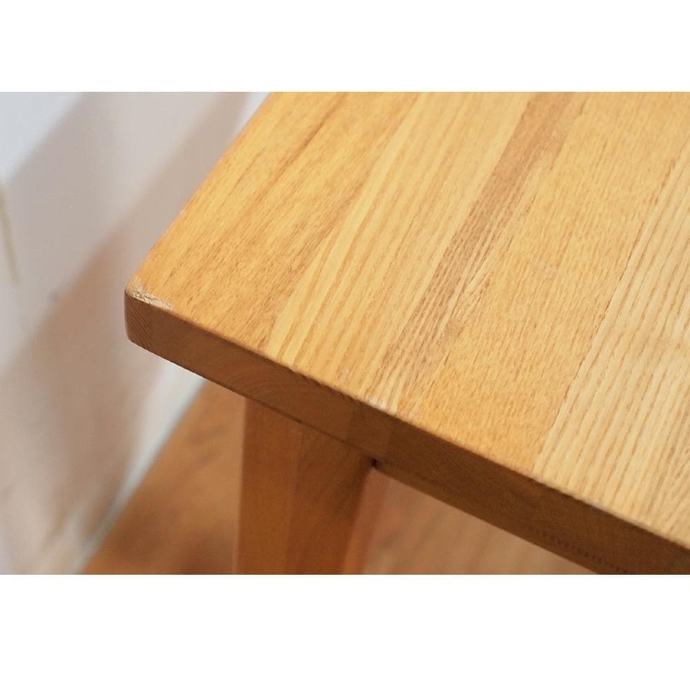 無印良品 MUJI タモ材 ダイニングテーブル 85cm 2人掛け ナチュラル