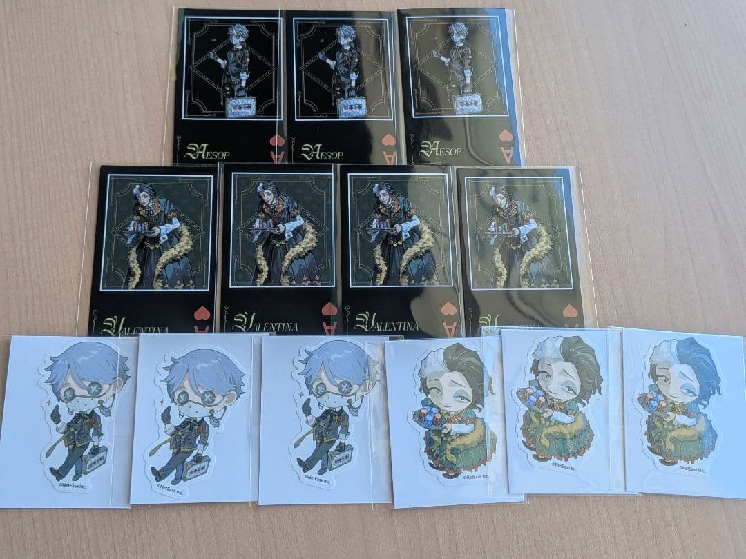 第五人格 チェキ＆ステッカーセット(納棺師/雑貨商)