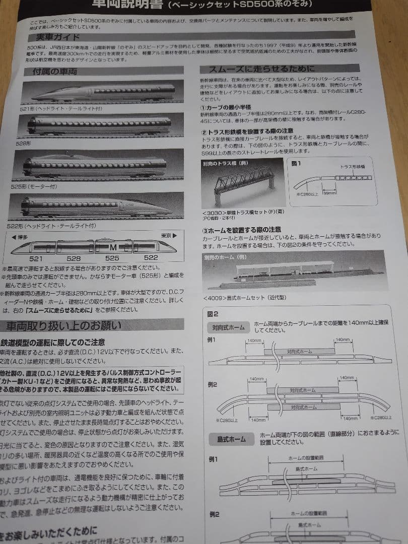 TOMIX 500形のぞみ　 ベーシックセットSD +おまけ