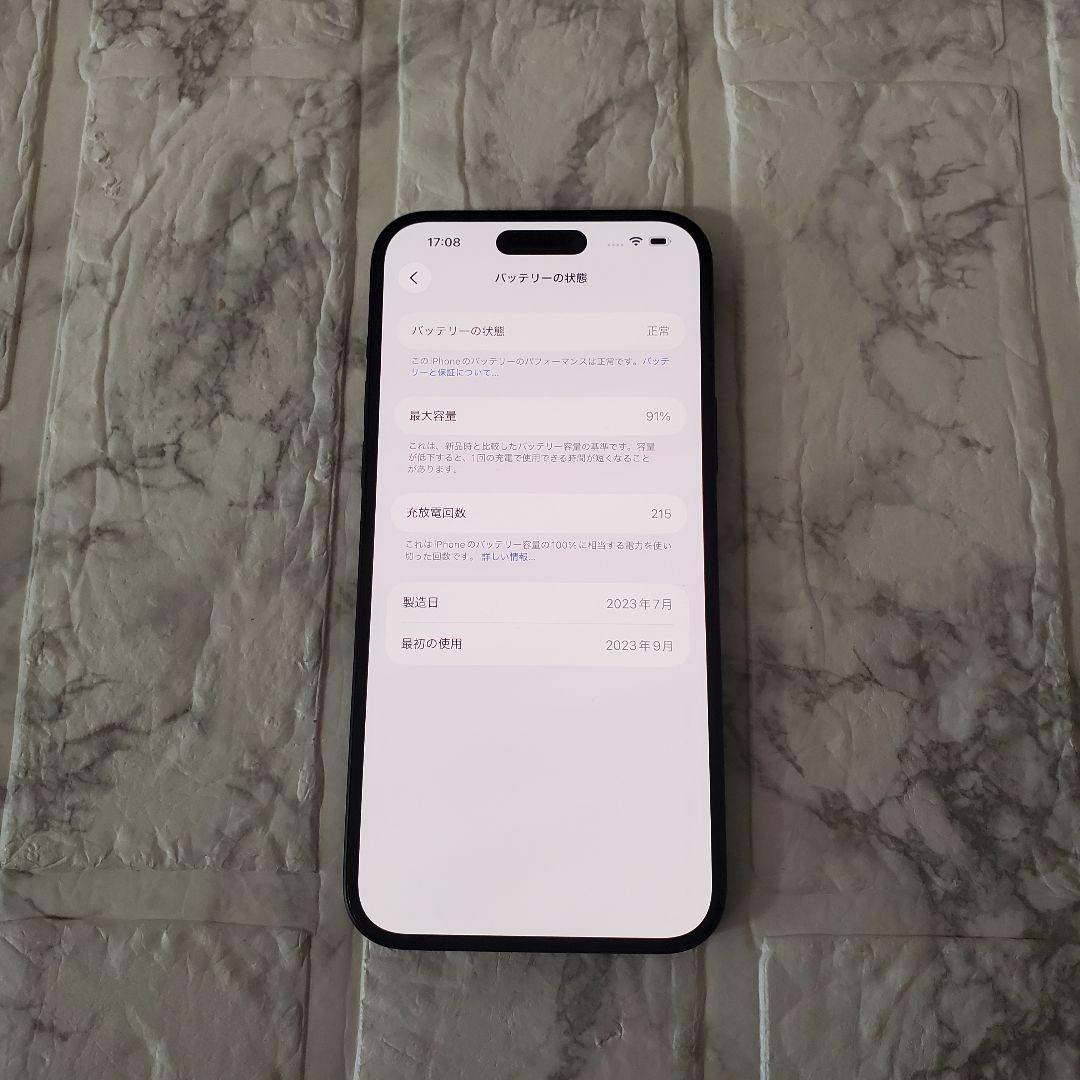 117 iPhone15 Plus 128GB SIMフリー ブラック