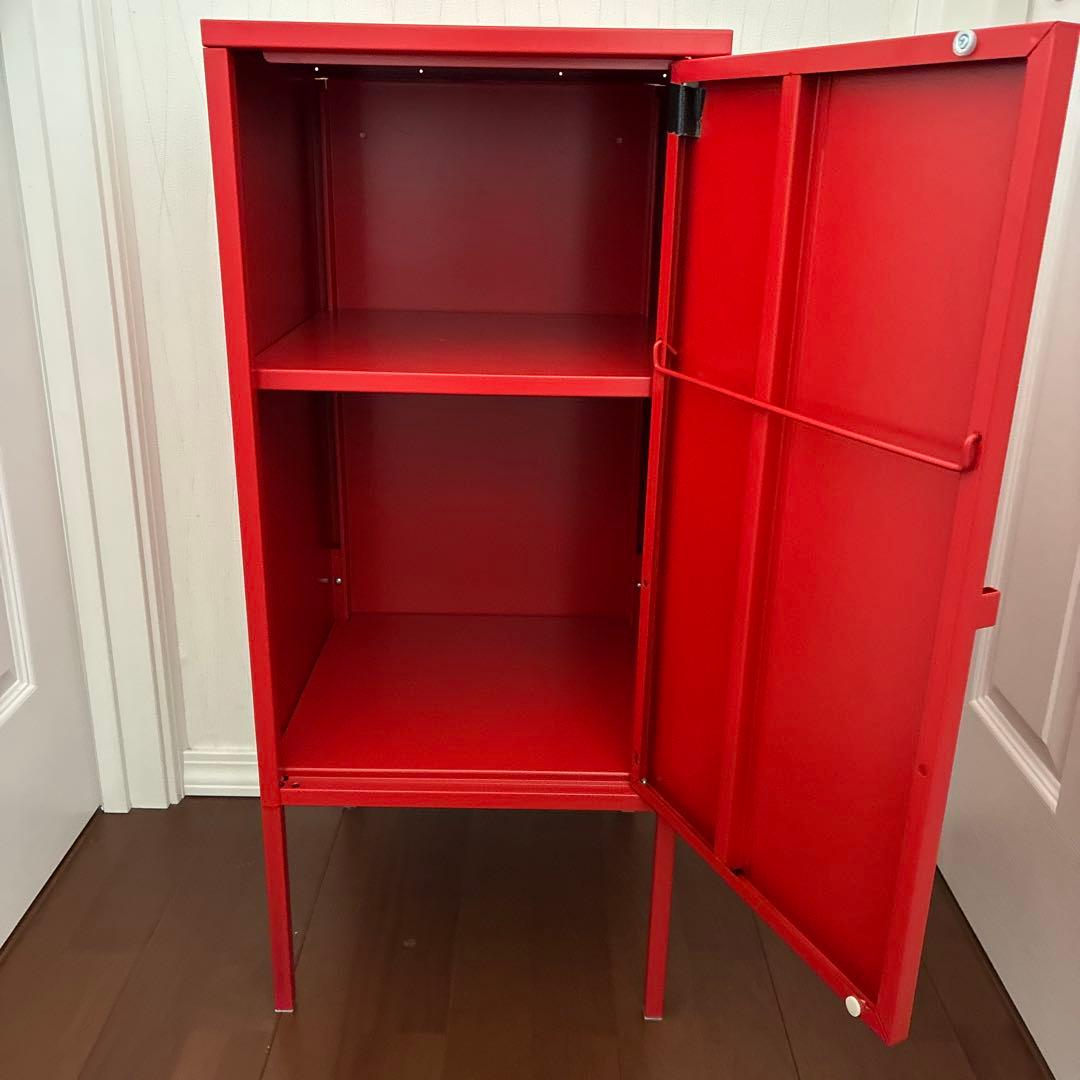 IKEA LIXIHULTキャビネット 赤 （廃盤品）
