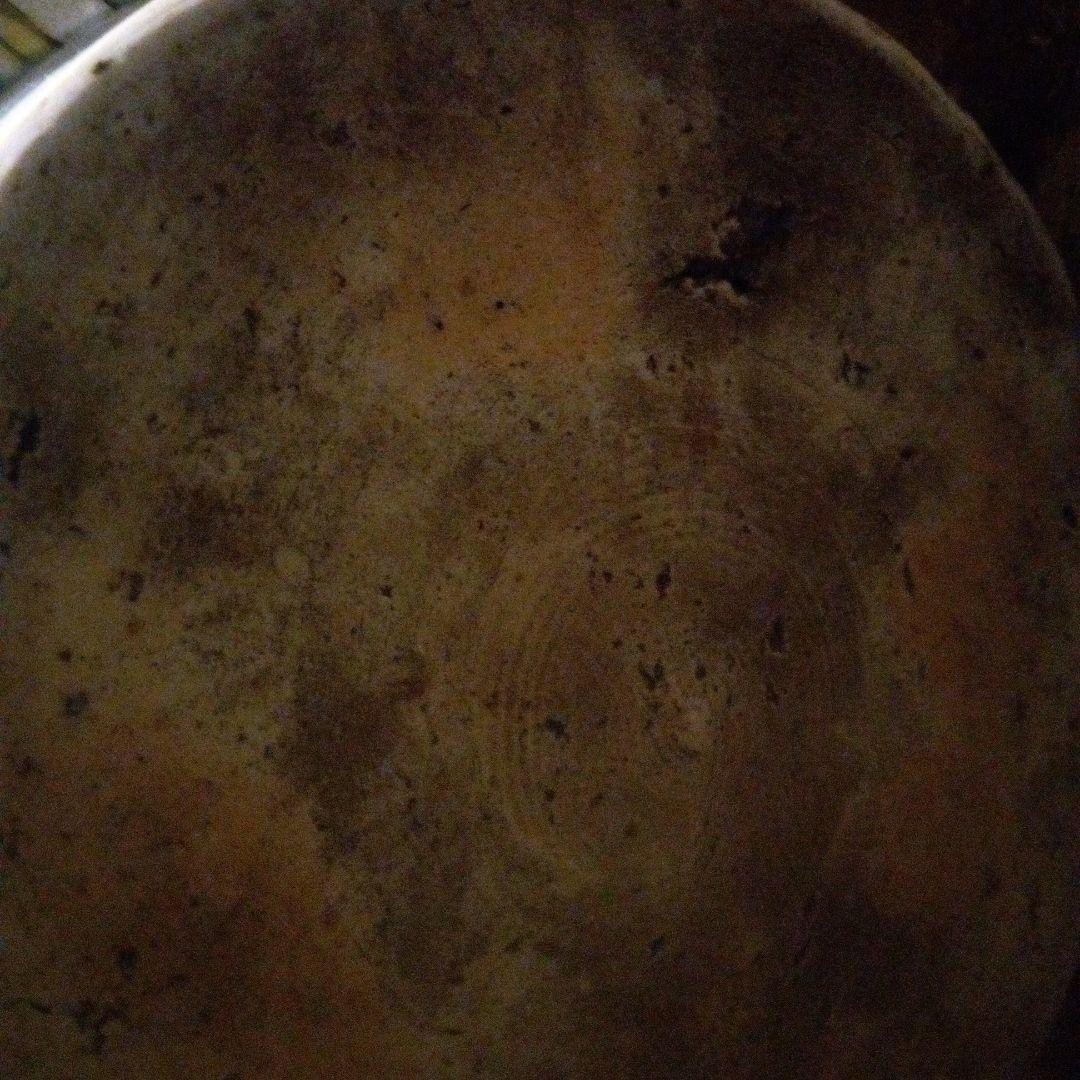 中国陶磁器　明萬歴赤絵　草花文様大壺