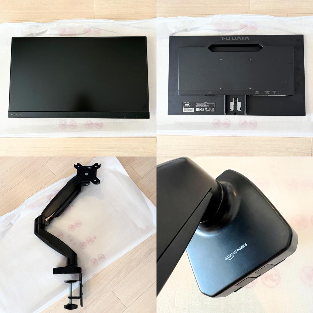 タ*ん様 【ガス圧モニターアームセット】I-O DATA 21.5インチ 非光沢