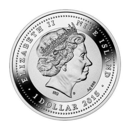 ニウエ　2015年　銀貨　$1　@3-13