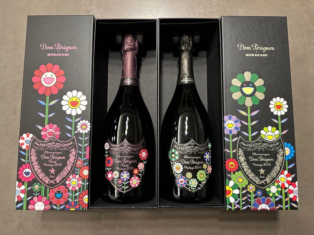 【新品未開封】ドン ペリニヨン 村上隆限定ギフトボックス 2本セット