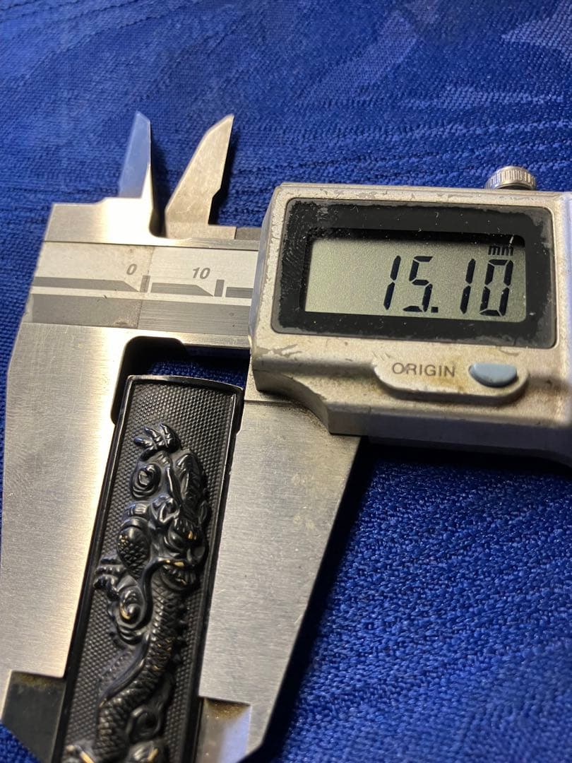 小柄　日本刀　刀　骨董品　時代　龍図　桐箱