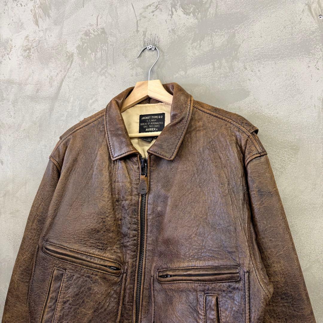 AVIREX G2 レザージャケット フライトジャケット アヴィレックス