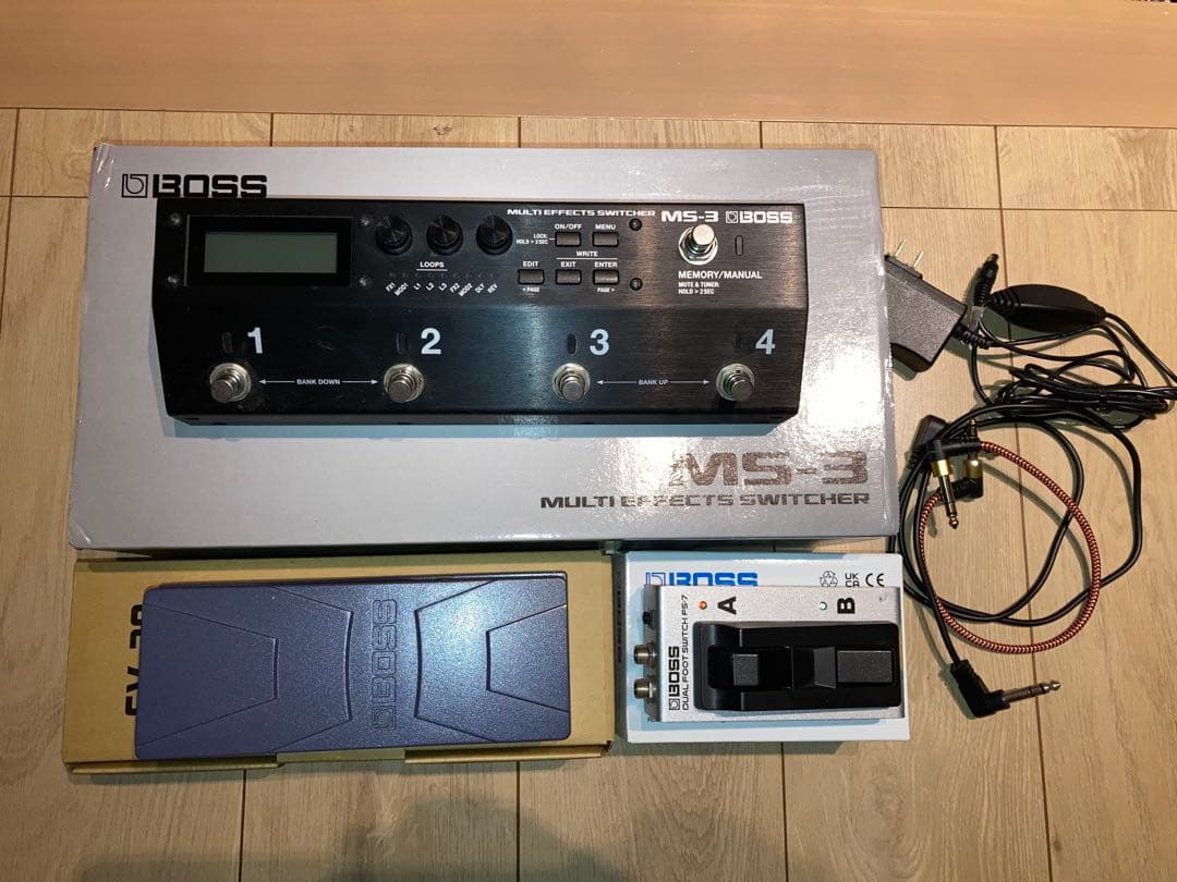 即発送BOSS MS-3 マルチエフェクトスイッチャー　セット