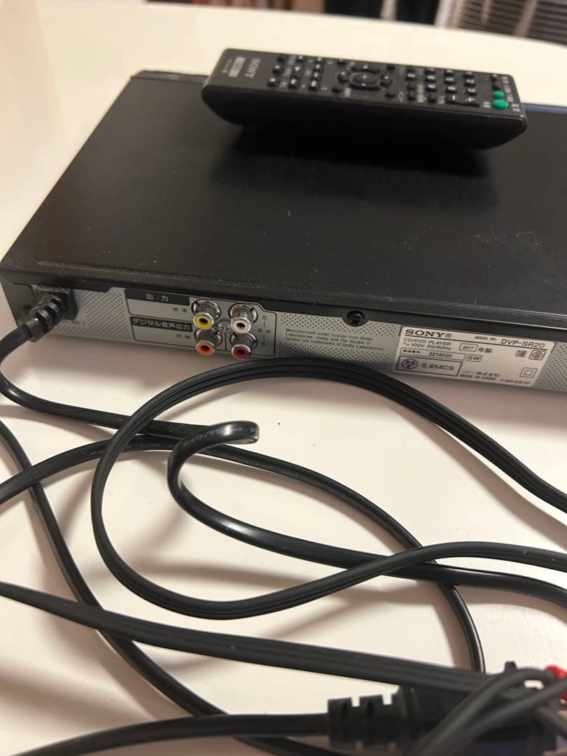 SONY DVDプレーヤー DVP-SR20 箱付き