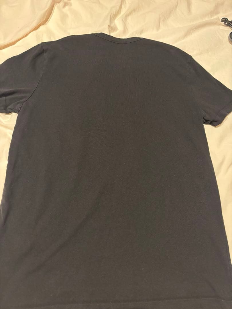 Moncler ブラック Tシャツ ロゴプリント