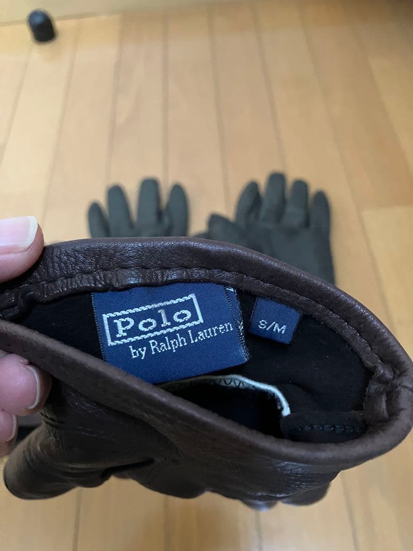 【USA製】90’s Polo by Ralph Lauren レザーグローブ