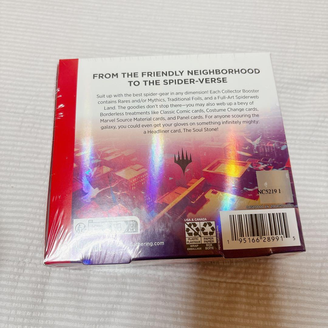 mtg スパイダーマン　コレクターブースター　未開封boxシュリンク付　英語版