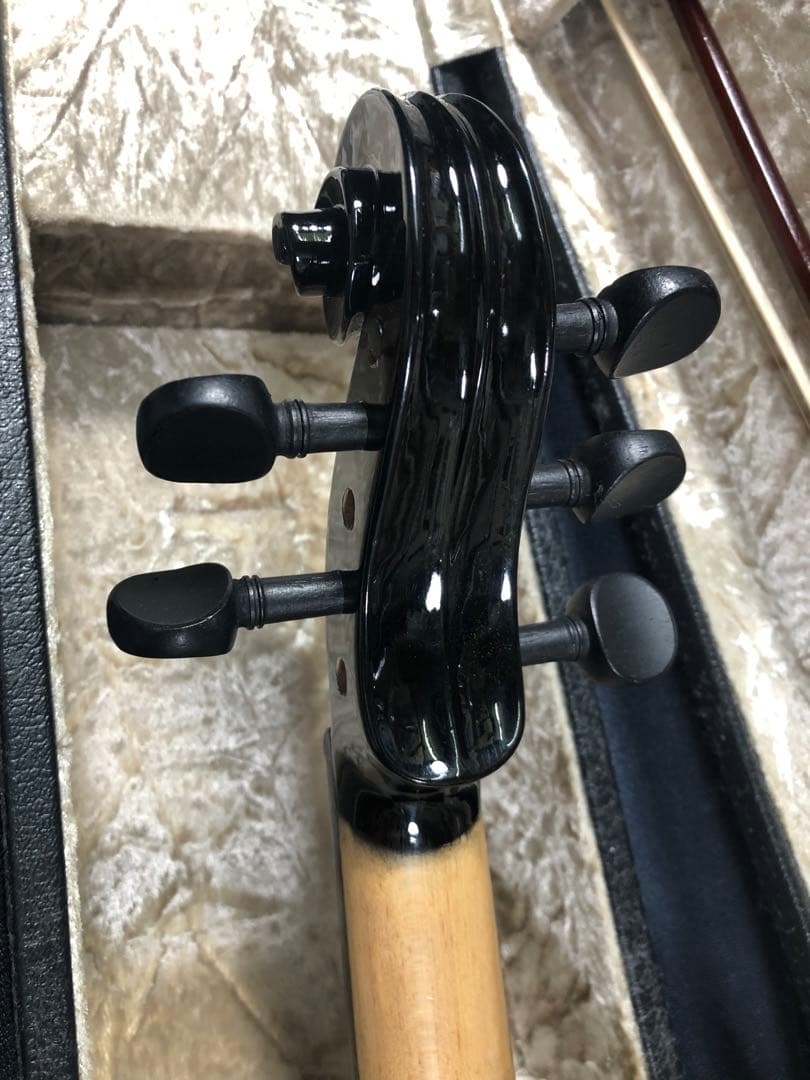 ね*こ様 5弦　エレキバイオリン　SFORZANDO 角弓付き　極美品