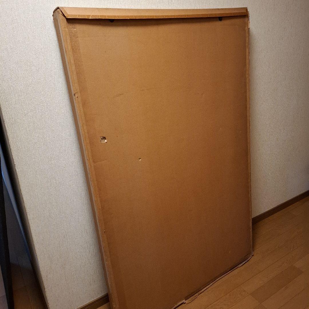 ゴールド木製油彩額大きめアンティーク調外148×98×7内138×87×2箱あり