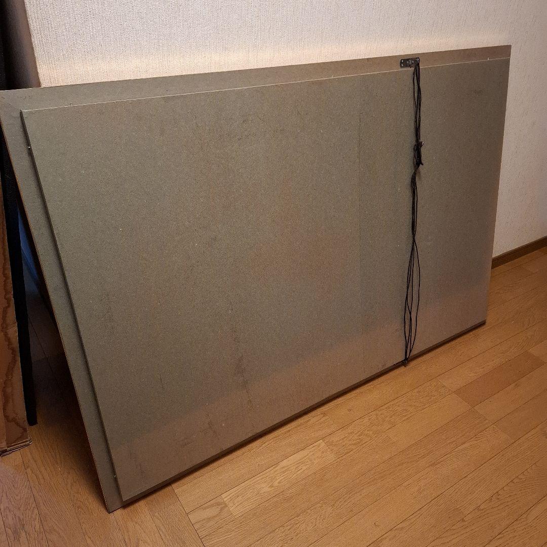 ゴールド木製油彩額大きめアンティーク調外148×98×7内138×87×2箱あり