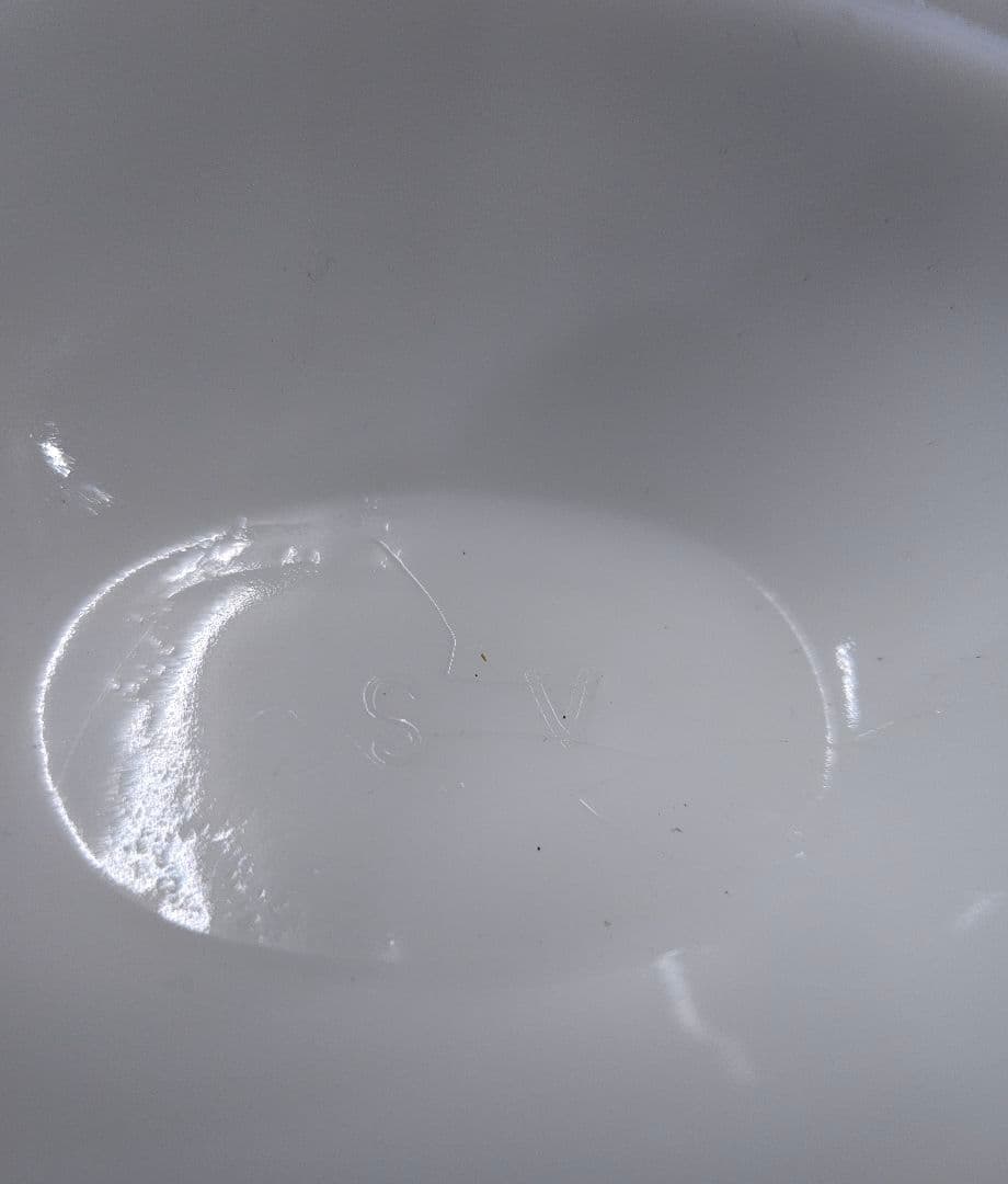 フランスアンティーク オパリンガラス 小物入れ ボンボニエール 蓋付き