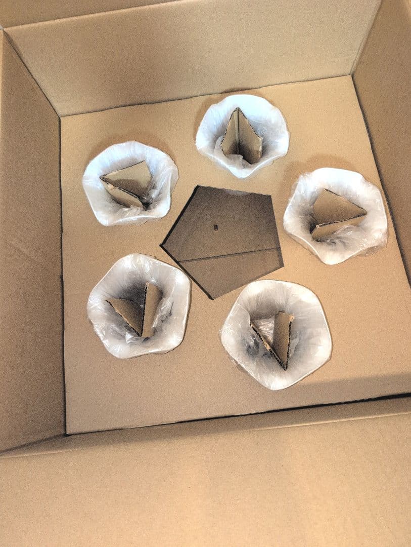 Panasonic シャンデリアLGB57518K LED5灯 新品未使用電球付