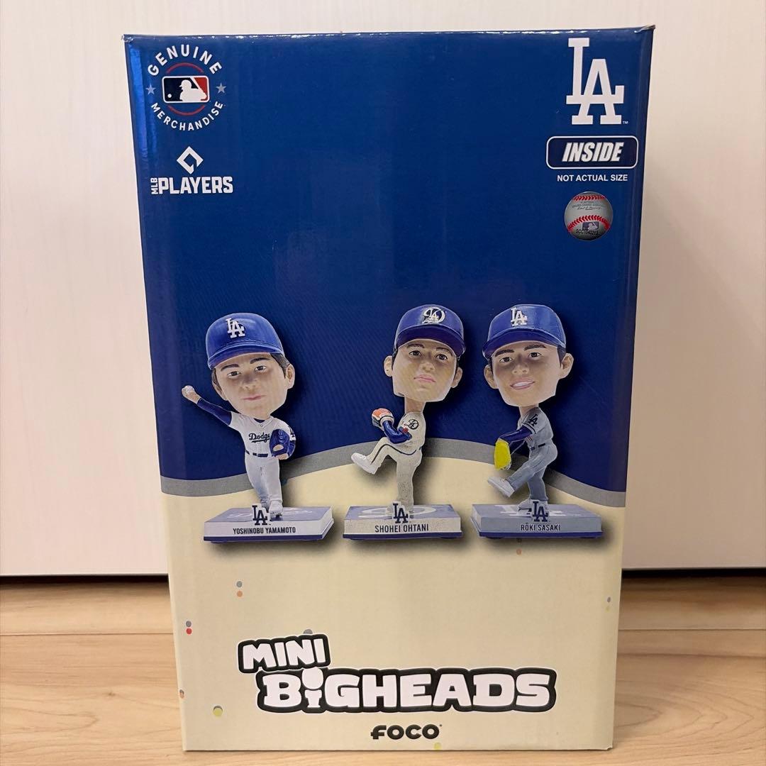 125個限定 ドジャースミニボブルヘッドセット 山本由伸 大谷翔平 佐々木朗希
