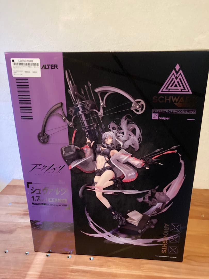 開封済み　アークナイツ　シュヴァルツ　昇進2 Ver. フィギュア　説明最後必読