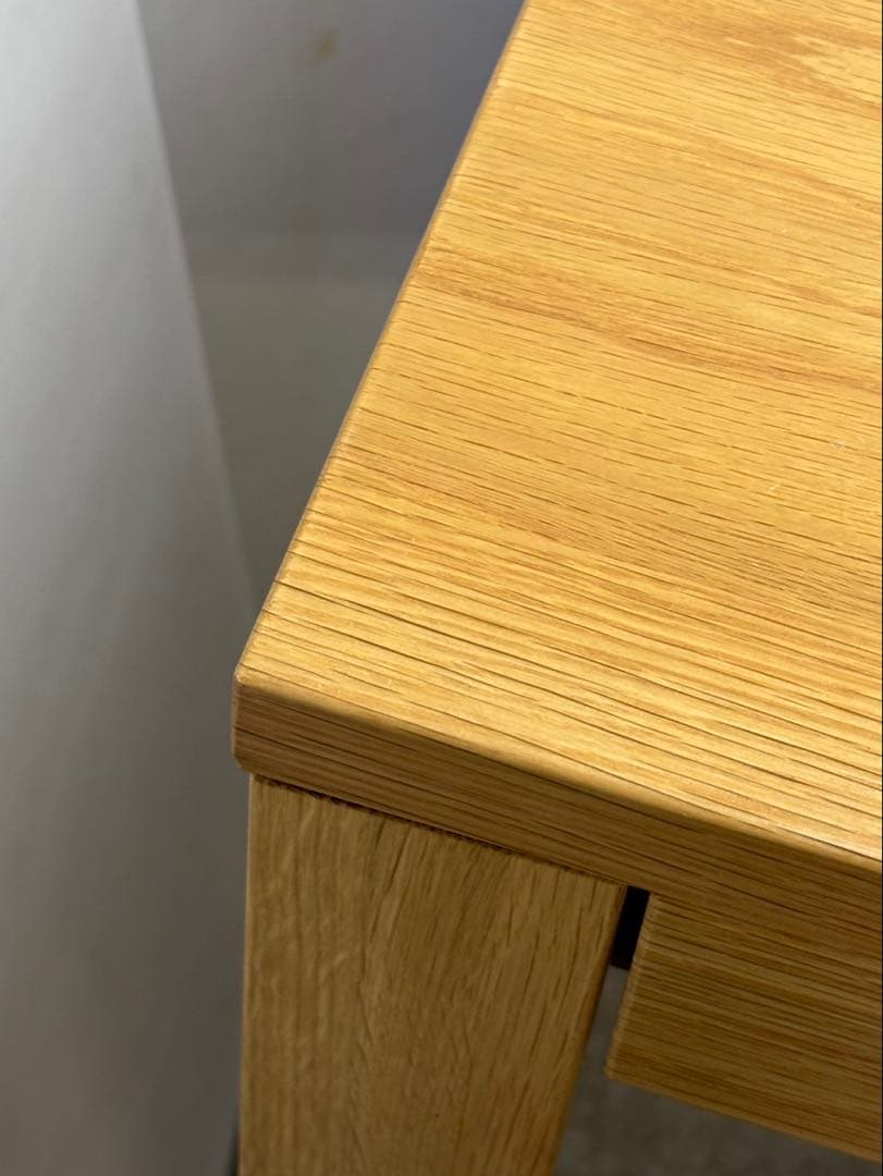 ☆MUJI 無印良品 80cm オーク ダイニングテーブル 無垢材