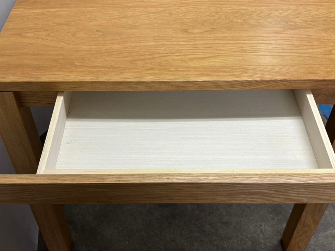 ☆MUJI 無印良品 80cm オーク ダイニングテーブル 無垢材