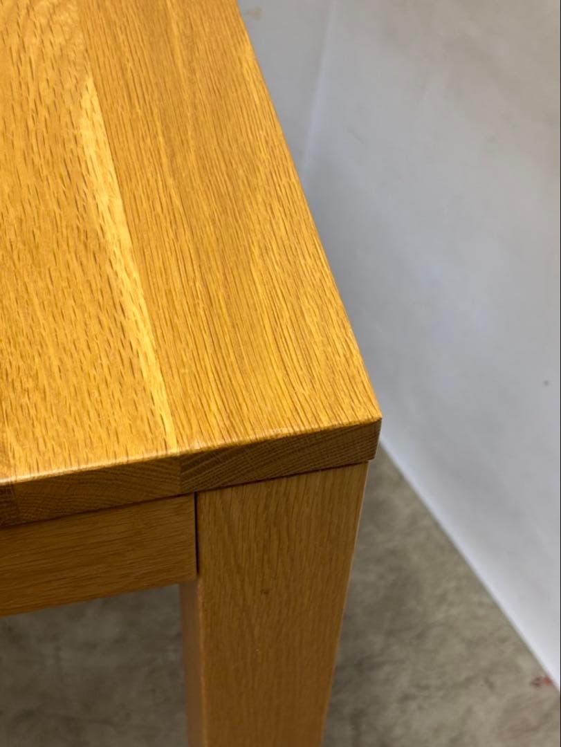 ☆MUJI 無印良品 80cm オーク ダイニングテーブル 無垢材