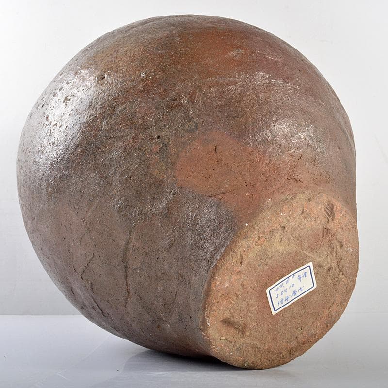 常滑焼　古常滑　室町時代　叩瓶　茶瓶　茶壷　時代箱付　M　R5233B