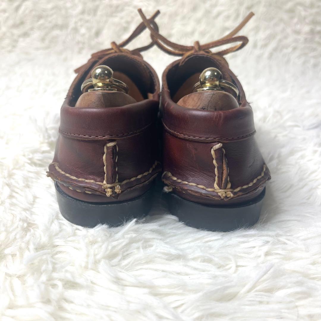 【美品】 USA製 ランコート デッキシューズ 26.0cm モカシン 本革