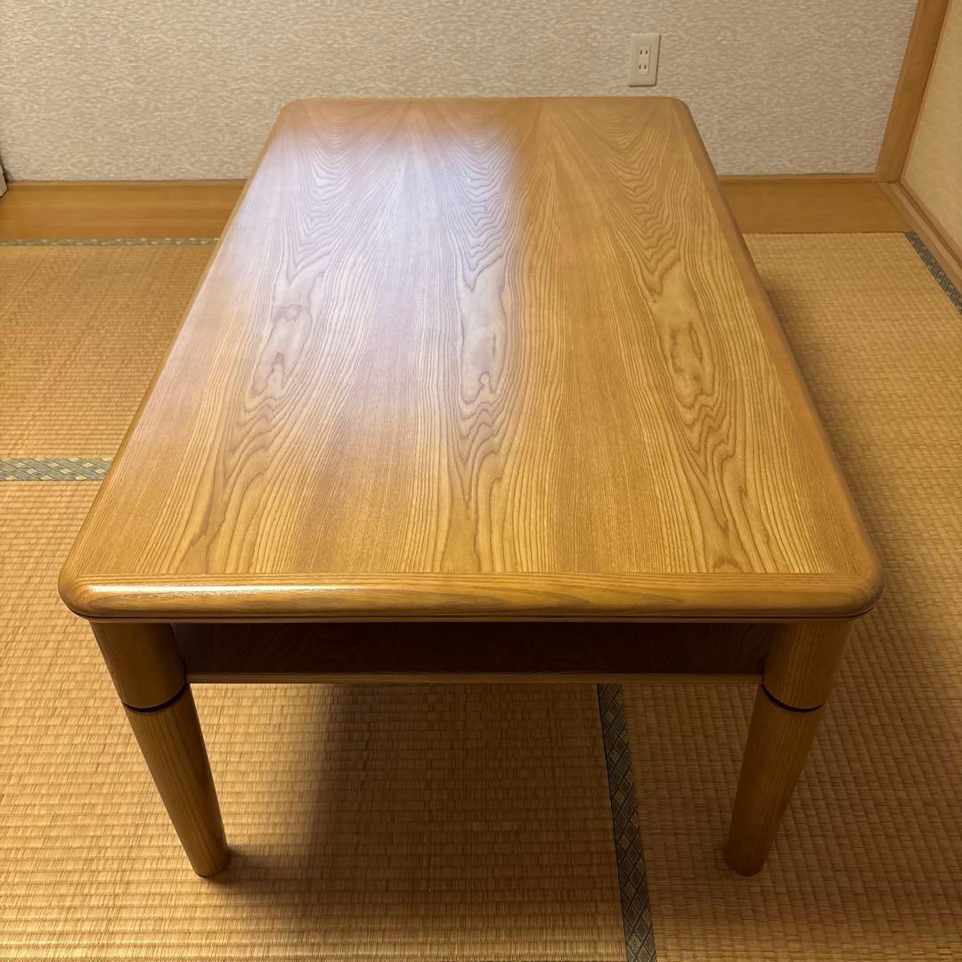 送料込♪【カリモク家具】木製ナチュラルウッド座卓
