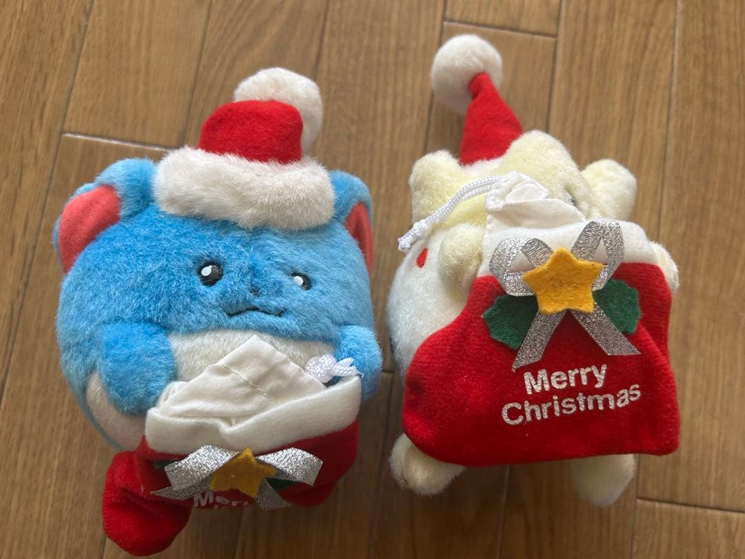 TOMY ポケモン マリル　トゲピー ぬいぐるみ　サンタ　クリスマス　初期