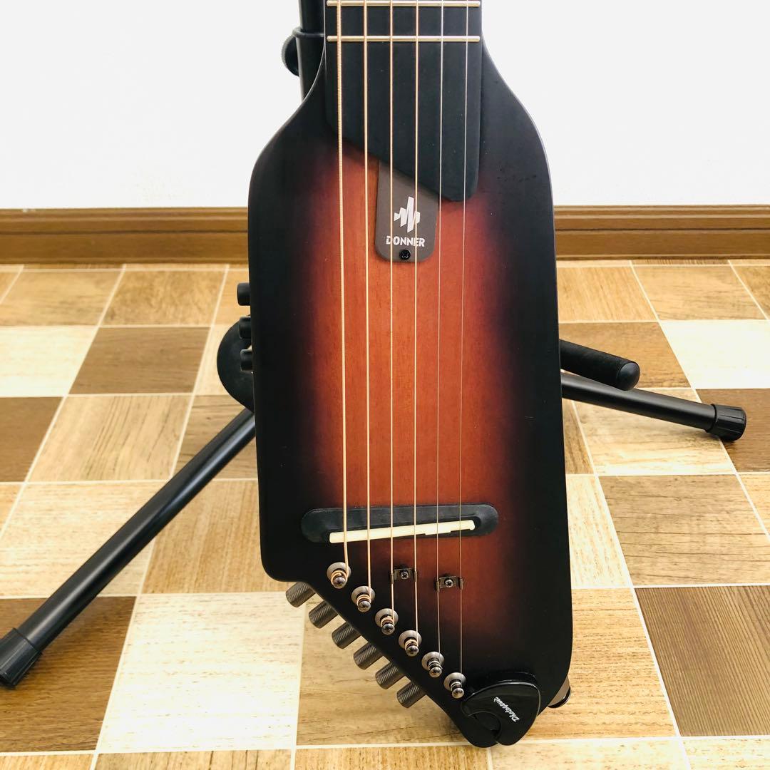 【美品】Donner HUSH-I ヘッドレス サイレントアコースティックギター