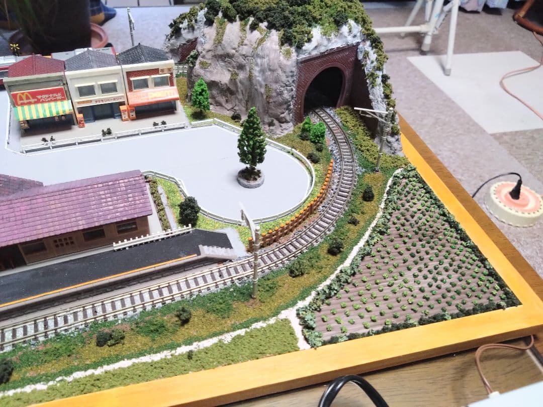 Nゲージ 鉄道模型ジオラマ　A2サイズ