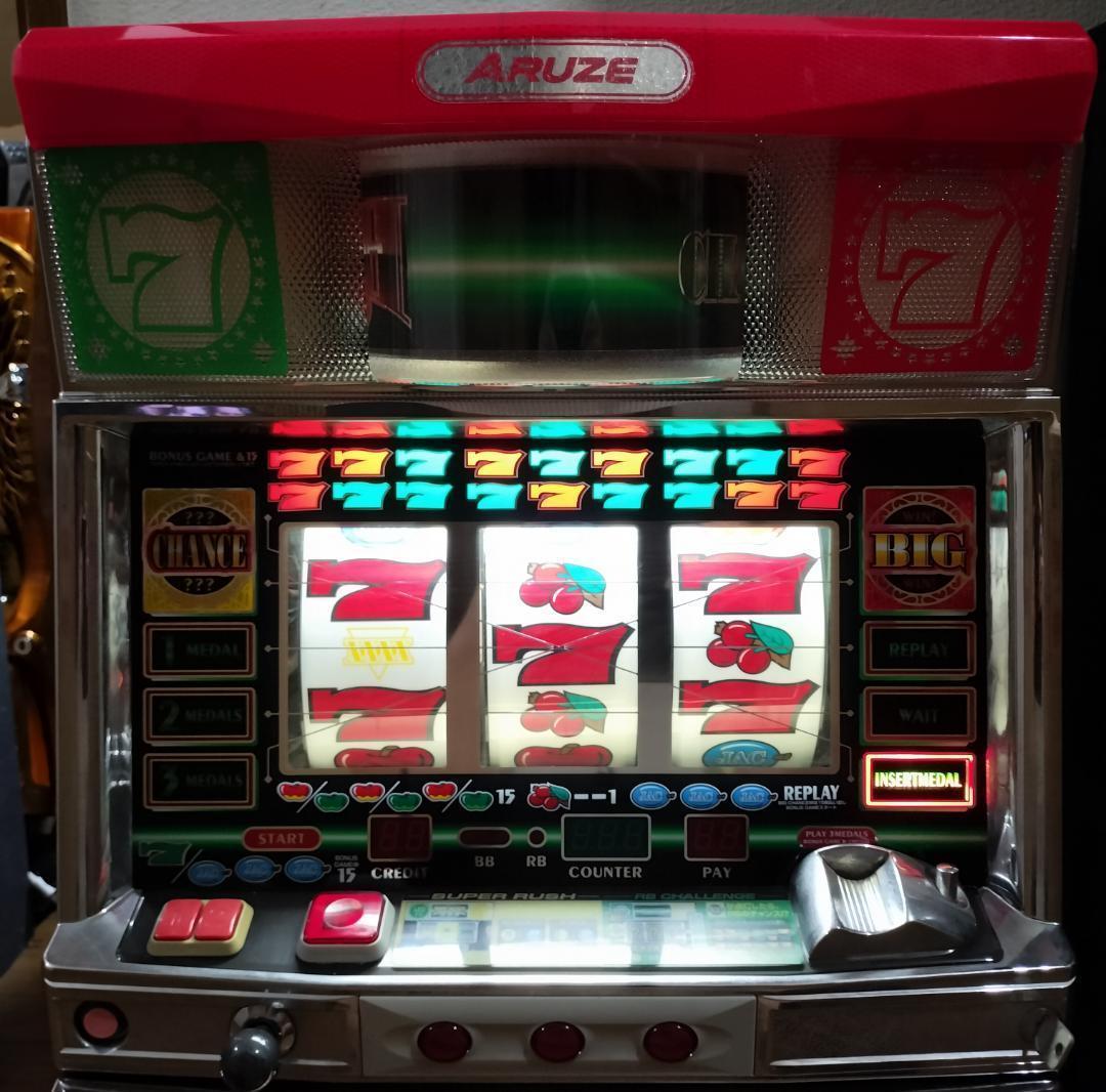 【パチスロ実機】アルゼ★コンチ４X【オートプレイ付不要機付】４号機・希少台