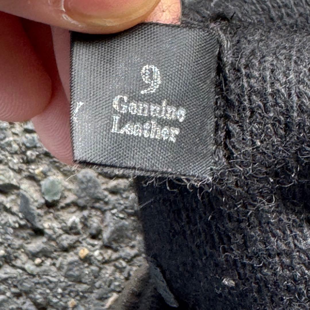 小物 Gucci Genuine Leather Gloves Black