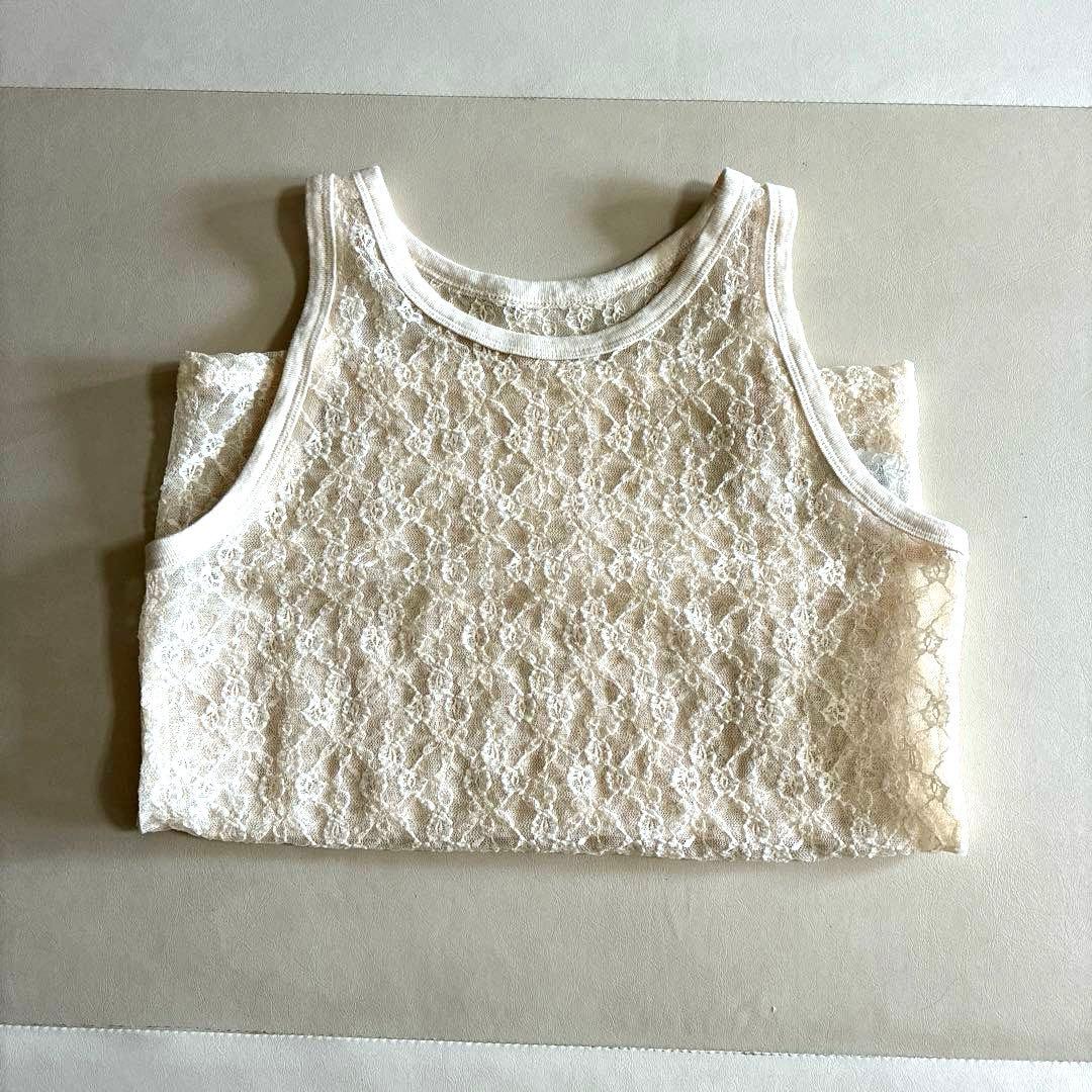 スピックアンドスパン　レースタンク　未使用