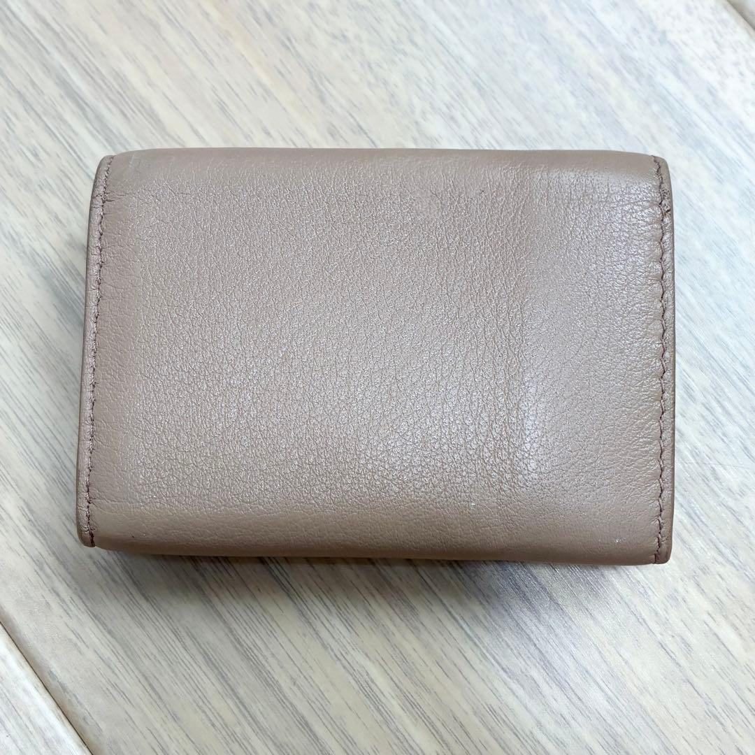 BALENCIAGA ベージュ 三つ折り財布 財布 バレンシアガ