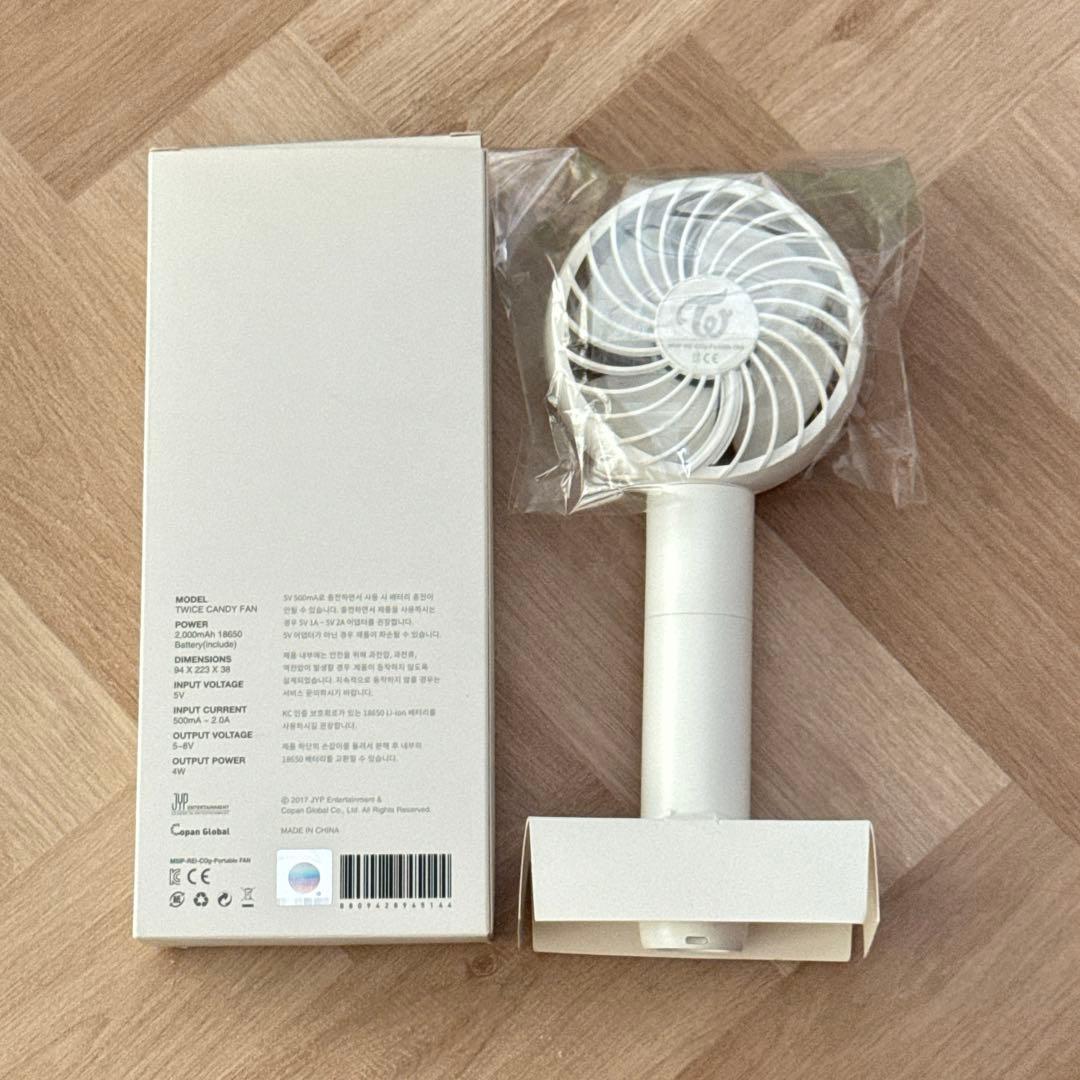 twice キャンディボン　扇風機　ハンディファン　限定　candy fan