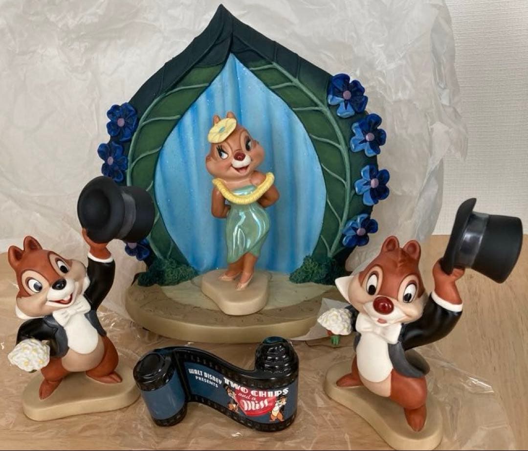 ディズニー WDCC チップ　デ－ル　クラリス 置物 フィギュア レア