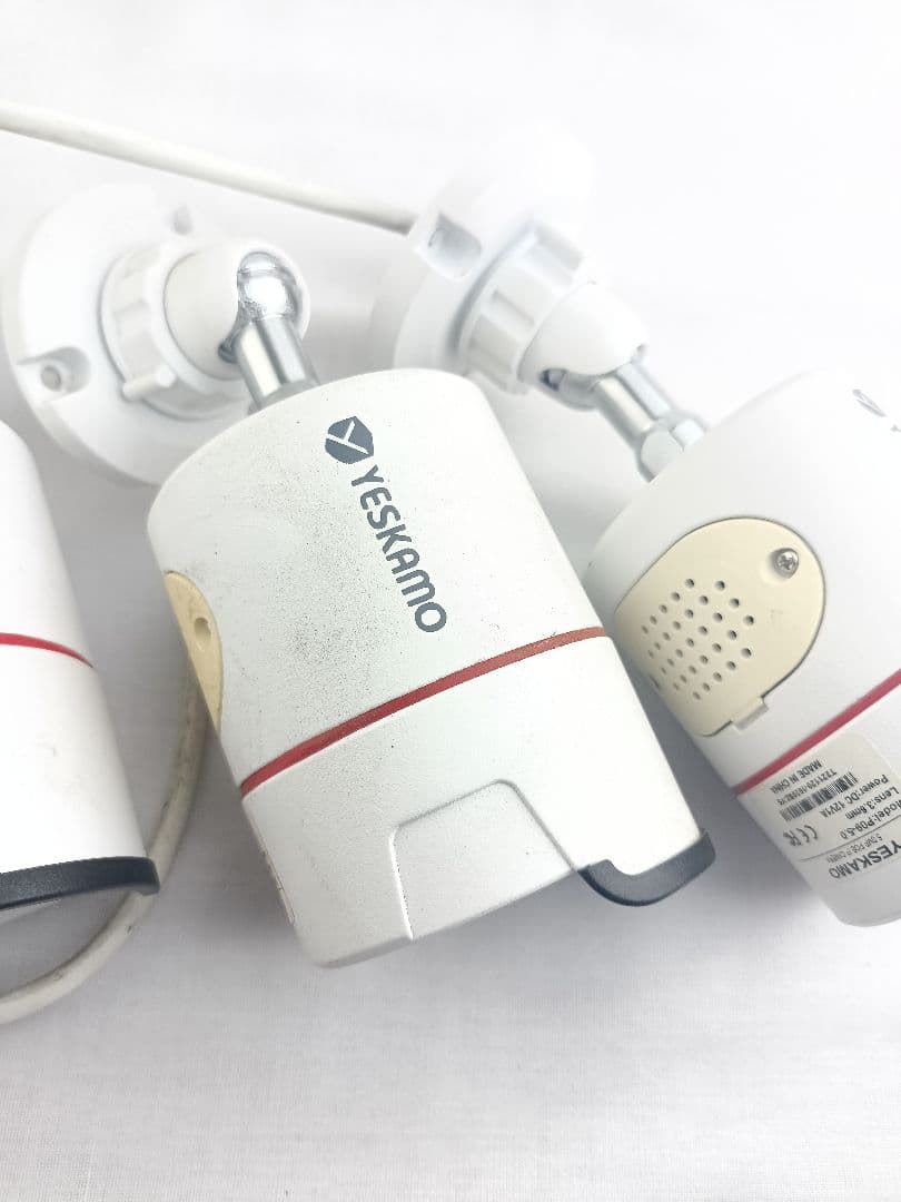 防犯カメラ YESKAMO 500万画素 カメラ4台 中古品