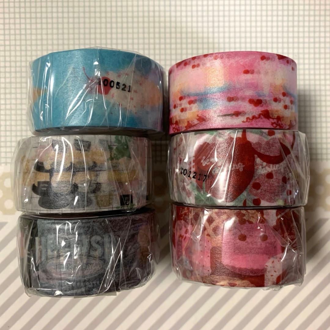 エトワールエグリオットさん♡マスキングテープ　新品＆中古6本セット