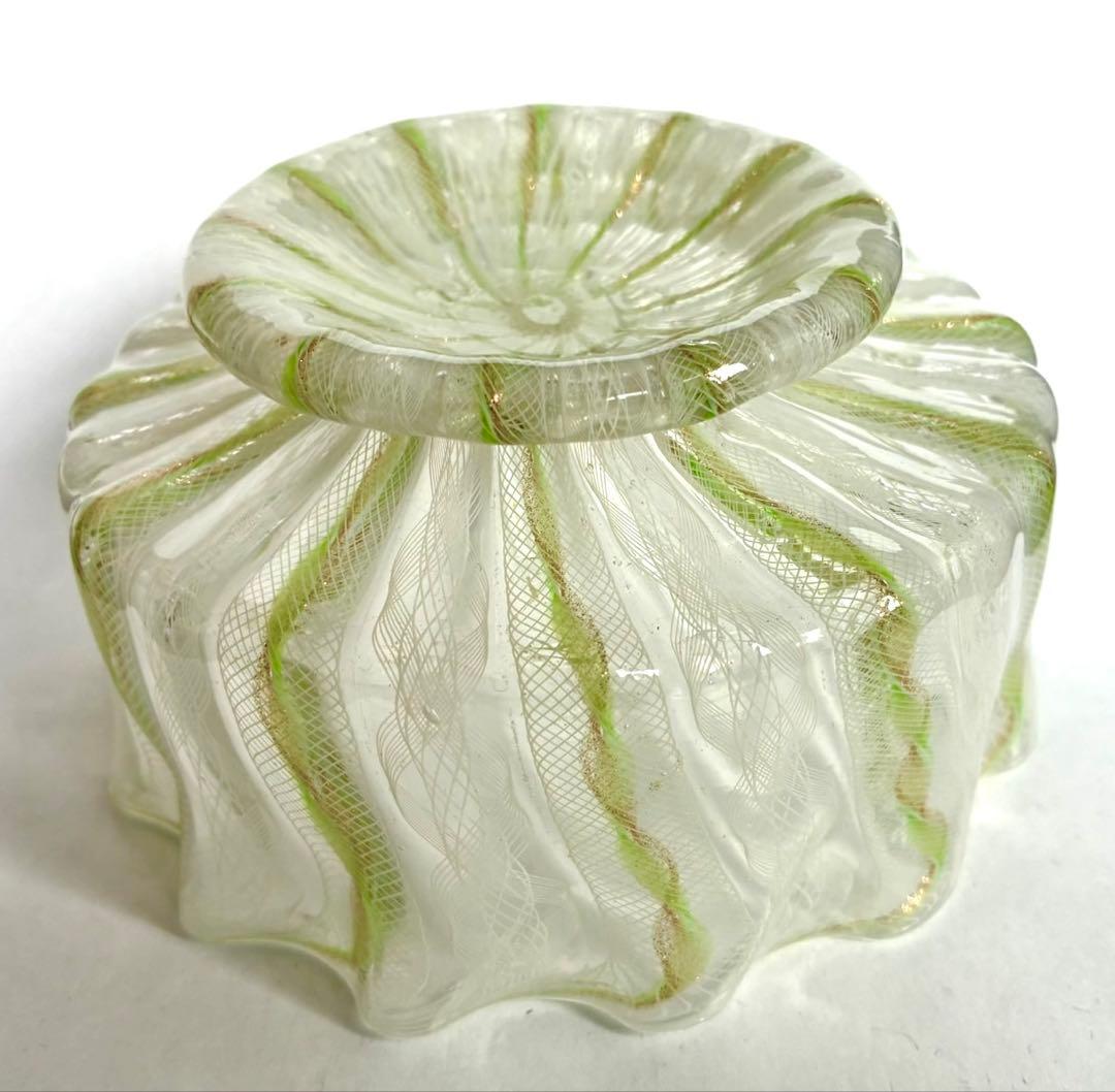 アンティーク　ベネチアングラス　ムラノ　レース