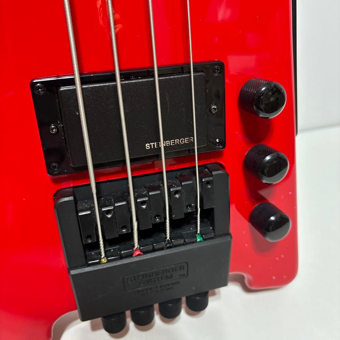Steinberger Spirit 4弦エレキベース レッド
