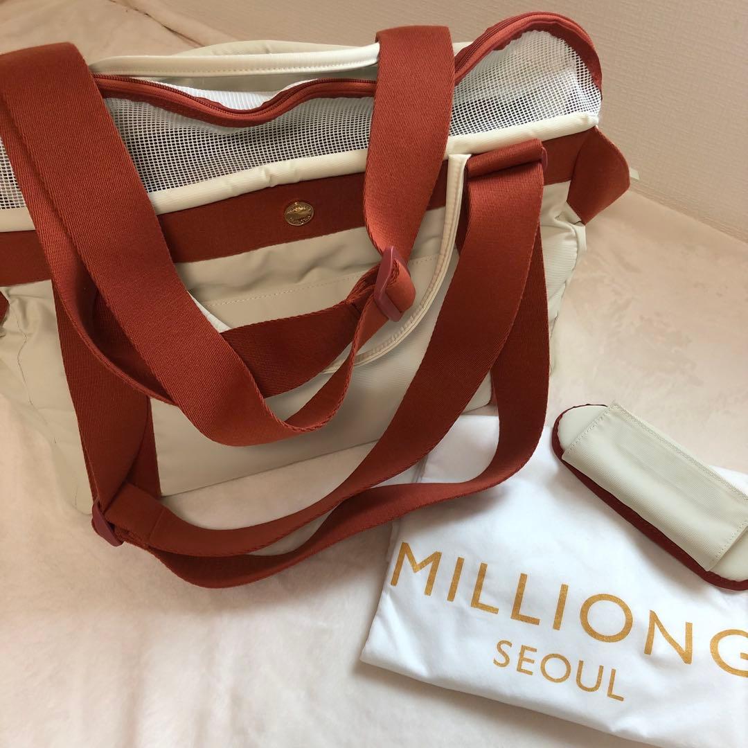 【週末セール】 MILLIONG ミリオン ベーグルバッグ 韓国 M 犬
