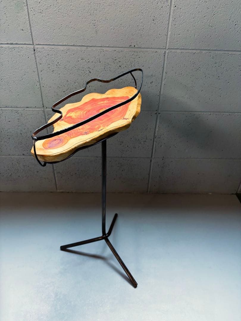 貝塚伊吹サイドテーブルコーヒーテーブルナイトテーブル観葉植物一輪挿ハンドメイド